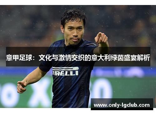 意甲足球:文化与激情交织的意大利绿茵盛宴解析 意甲足球:文化与激情交织的意大利绿茵盛宴解析