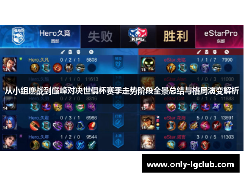 从小组鏖战到巅峰对决世俱杯赛季走势阶段全景总结与格局演变解析